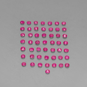 Achetez naturel ct rouge rubis gems, coupe roude, en provenance myanmar chez gemselect. en stock, livraison internationale!
