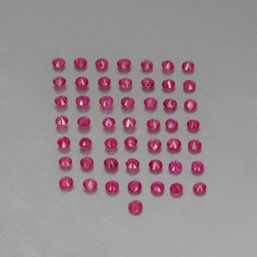Achetez naturel ct rouge rubis gems, coupe roude, en provenance myanmar (birmanie) chez gemselect. en stock, livraison internationale!