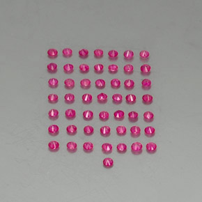 Achetez naturel 1,33ct rouge rubis gems, coupe roude, en provenance myanmar chez gemselect. en stock, livraison internationale!