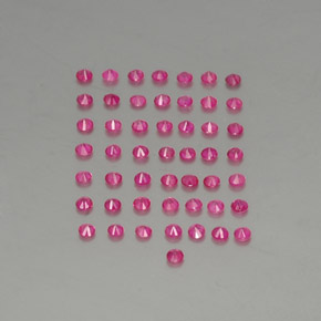 Achetez naturel 1,37ct rouge rubis gems, coupe roude, en provenance myanmar chez gemselect. en stock, livraison internationale!