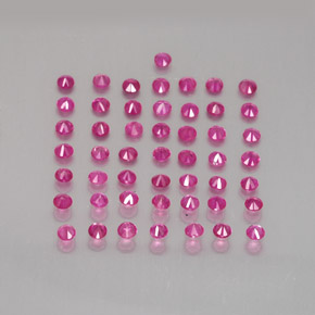Achetez naturel ct rouge rubis gems, coupe roude, en provenance myanmar chez gemselect. en stock, livraison internationale!