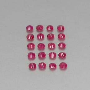 Achetez naturel 2,18ct rouge rubis gems, coupe roude, en provenance myanmar chez gemselect. en stock, livraison internationale!