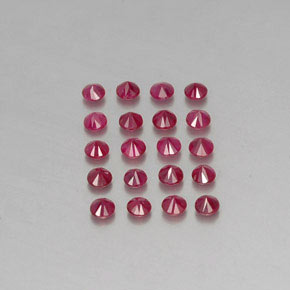 Achetez naturel ct rouge rubis gems, coupe roude, en provenance myanmar (birmanie) chez gemselect. en stock, livraison internationale!