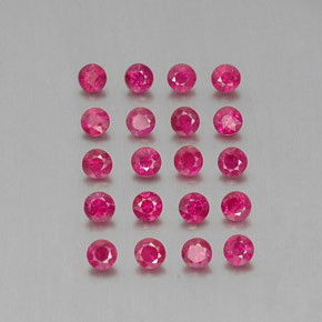 Achetez naturel ct rouge rubis gems, coupe roude, en provenance myanmar (birmanie) chez gemselect. en stock, livraison internationale!