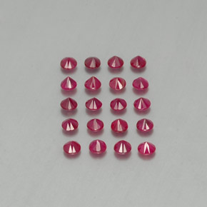 Achetez naturel ct rouge rubis gems, coupe roude, en provenance myanmar (birmanie) chez gemselect. en stock, livraison internationale!