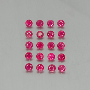 Achetez naturel ct rouge rubis gems, coupe roude, en provenance myanmar (birmanie) chez gemselect. en stock, livraison internationale!