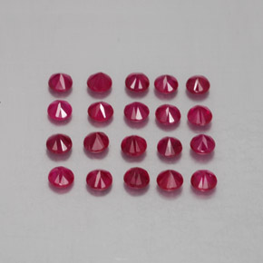 Achetez naturel ct rouge rubis gems, coupe roude, en provenance myanmar (birmanie) chez gemselect. en stock, livraison internationale!