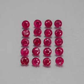 Achetez naturel ct rouge rubis gems, coupe roude, en provenance myanmar (birmanie) chez gemselect. en stock, livraison internationale!