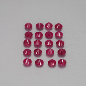 Achetez naturel ct rouge rubis gems, coupe roude, en provenance myanmar (birmanie) chez gemselect. en stock, livraison internationale!
