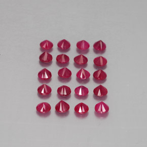 Achetez naturel ct rouge rubis gems, coupe roude, en provenance myanmar (birmanie) chez gemselect. en stock, livraison internationale!