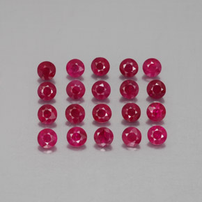 Achetez naturel ct rouge rubis gems, coupe roude, en provenance myanmar (birmanie) chez gemselect. en stock, livraison internationale!