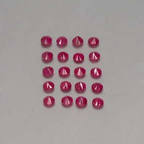 Achetez naturel ct rouge rubis gems, coupe roude, en provenance myanmar (birmanie) chez gemselect. en stock, livraison internationale!