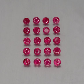Achetez naturel ct rouge rubis gems, coupe roude, en provenance myanmar (birmanie) chez gemselect. en stock, livraison internationale!