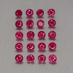 Achetez naturel ct rouge rubis gems, coupe roude, en provenance myanmar (birmanie) chez gemselect. en stock, livraison internationale!