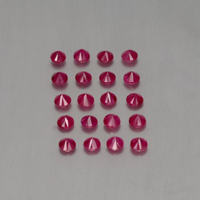 Achetez naturel ct rouge rubis gems, coupe roude, en provenance myanmar (birmanie) chez gemselect. en stock, livraison internationale!