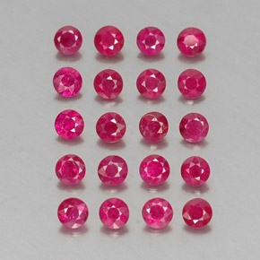 Achetez naturel ct rouge rubis gems, coupe roude, en provenance myanmar (birmanie) chez gemselect. en stock, livraison internationale!