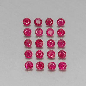 Achetez naturel ct rouge rubis gems, coupe roude, en provenance myanmar (birmanie) chez gemselect. en stock, livraison internationale!