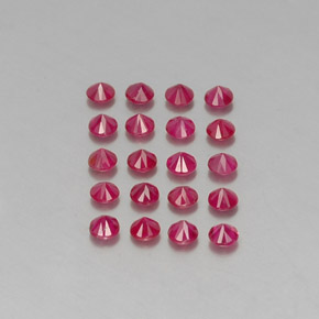 Achetez naturel ct rouge rubis gems, coupe roude, en provenance myanmar (birmanie) chez gemselect. en stock, livraison internationale!