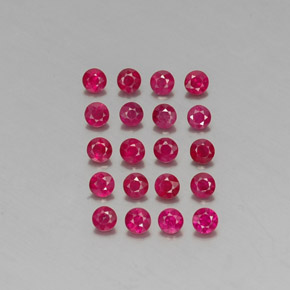Achetez naturel ct rouge rubis gems, coupe roude, en provenance myanmar (birmanie) chez gemselect. en stock, livraison internationale!