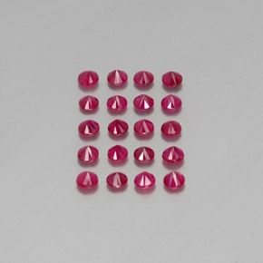 Achetez naturel ct rouge rubis gems, coupe roude, en provenance myanmar (birmanie) chez gemselect. en stock, livraison internationale!