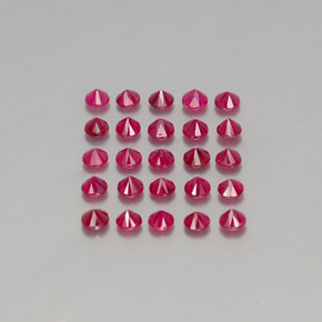Achetez naturel ct rouge rubis gems, coupe roude, en provenance myanmar (birmanie) chez gemselect. en stock, livraison internationale!