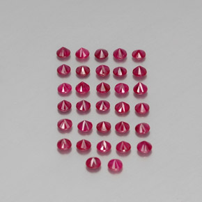 Achetez naturel ct rouge rubis gems, coupe roude, en provenance myanmar (birmanie) chez gemselect. en stock, livraison internationale!