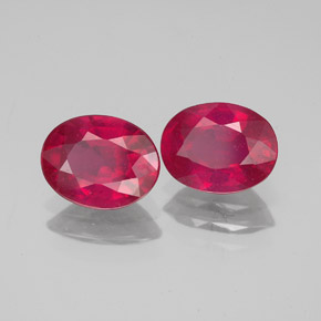 Achetez naturel ct rouge rubis gems, coupe ovale, en provenance madagascar chez gemselect. en stock, livraison internationale!