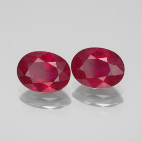 Achetez naturel ct rouge rubis gems, coupe ovale, en provenance madagascar chez gemselect. en stock, livraison internationale!