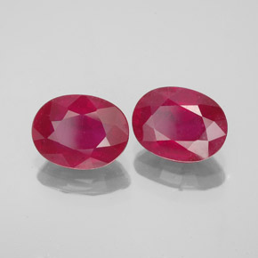 Achetez naturel ct rouge rubis gems, coupe ovale, en provenance madagascar chez gemselect. en stock, livraison internationale!