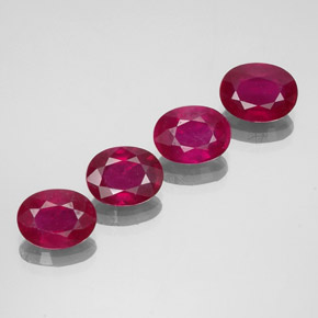 Achetez naturel ct rouge rubis gems, coupe ovale, en provenance madagascar chez gemselect. en stock, livraison internationale!