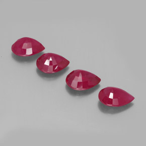Achetez naturel ct rouge rubis gems, en forme de poire, en provenance madagascar chez gemselect. en stock, livraison internationale!