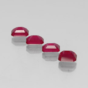 Achetez naturel ct rouge rubis gems, taille émeraude, en provenance madagascar chez gemselect. en stock, livraison internationale!