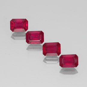 Achetez naturel ct rouge rubis gems, taille émeraude, en provenance madagascar chez gemselect. en stock, livraison internationale!