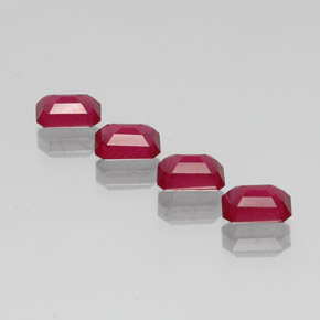 Achetez naturel ct rouge rubis gems, taille émeraude, en provenance madagascar chez gemselect. en stock, livraison internationale!