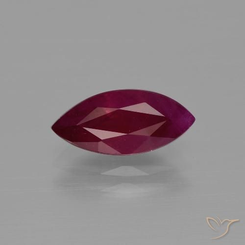 1.90ct Naturel Rouge foncé Rubis, Marquise, VS-SI