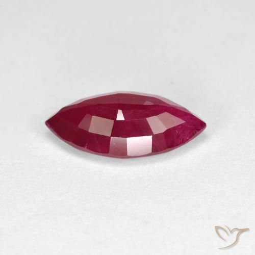 Rubis Vin rouge profond naturelle Marquise, 1.84 ct, VS-SI