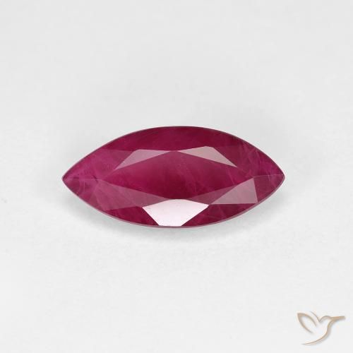 1.58ct Naturel Rouge foncé Rubis, Marquise, VS-SI