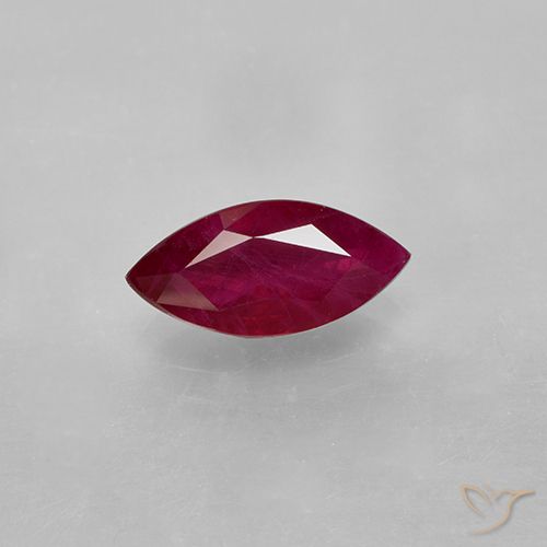 1.41ct Naturel Rouge moyen Rubis, Marquise, VS-SI