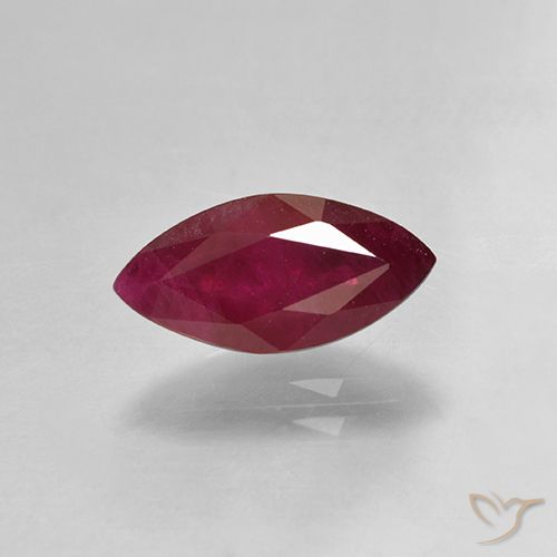 1.47ct Naturel Rouge foncé Rubis, Marquise, VS-SI