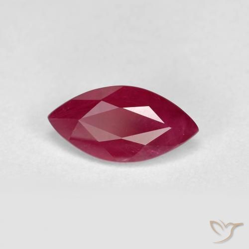 1.28ct Naturel Rouge moyen Rubis, Marquise, VS-SI