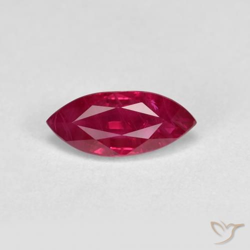 1.14ct Naturel Rouge moyen Rubis, Marquise, VS-SI
