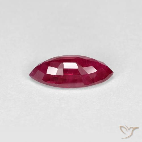 Rubis Rouge moyen naturelle Marquise, 1.14 ct, VS-SI
