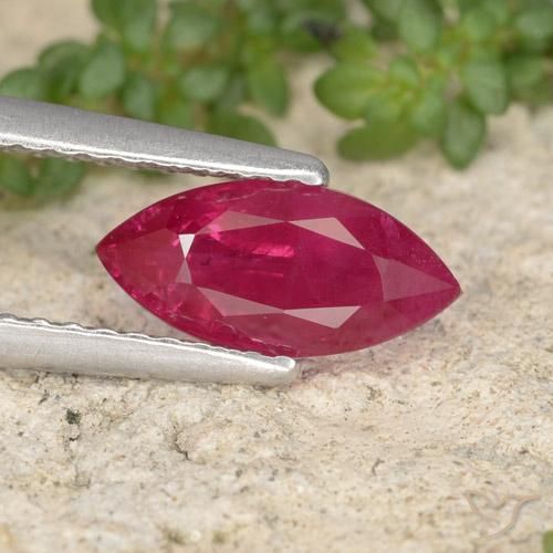 1.18ct Naturel Cramoisi profond Rubis, Marquise, VS-SI