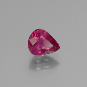 Rubis Rose Rouge naturelle En forme de poire, 1.14 ct, VS-SI