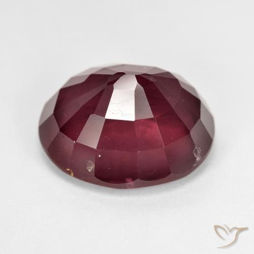 Rubis Rouge vif naturelle ovale, 15.05 ct, VS-SI