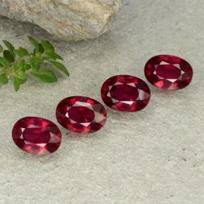 Achetez naturel 5,14ct rouge moyen rubis gems, coupe ovale, en provenance madagascar chez gemselect. en stock, livraison internationale!