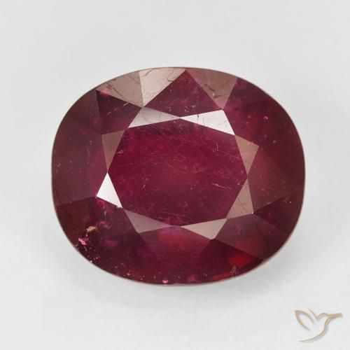 17.06ct Naturel Rouge foncé Rubis, ovale, VS-SI