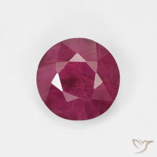 0.82ct Naturel Rouge foncé Rubis, Tour, VS-SI