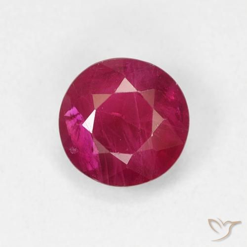 0.76ct Naturel Rouge foncé Rubis, Tour, VS-SI