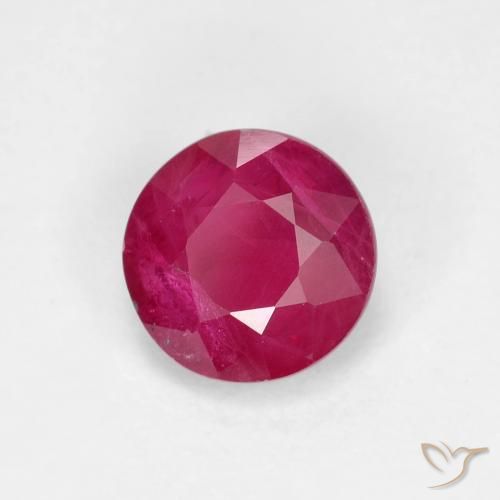 Rubis Rose rougeâtre naturelle Tour, 0.79 ct, VS-SI